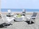 CabanaCoast® Customizable Hockley Cast Aluminum Outdoor Ottoman-2