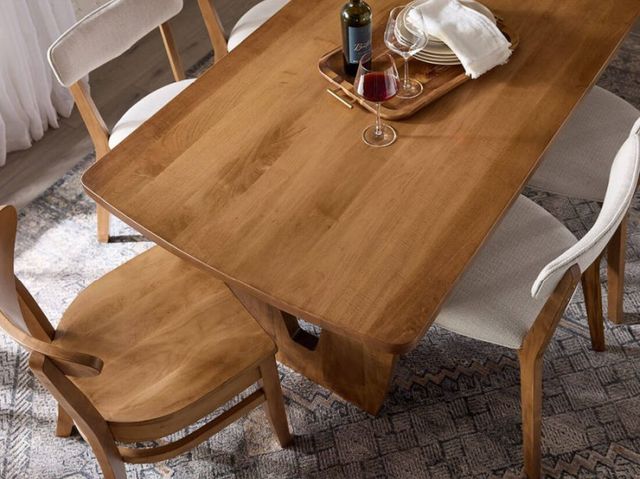 Archbold Furniture Customizable Harper Trestle Table-2