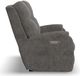 Flexsteel® Penn Coal Power Reclining Loveseat with Power Headrests and Lumbar-3