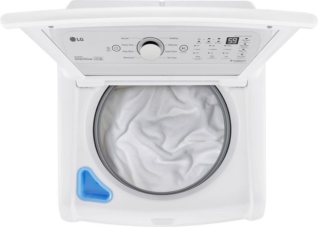 LG 4.5 Cu. Ft. White Impeller Top Load Washer with TurboDrum™ Technology-3