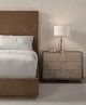 Caracole® Meet U In the Middle Ash Driftwood/Brown Queen Upholstered Panel Bed-1
