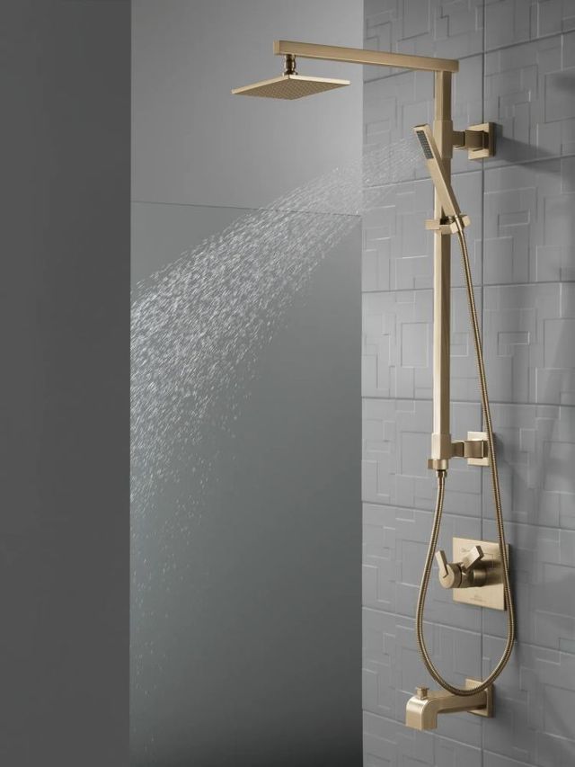 Delta Vero® Champagne Bronze Pull-Up Diverter Tub Spout -3
