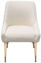 Diamond Sofa® Quinn 2-Piece Brushed Gold/Cream Dining Chair Set-1