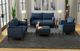 Emerald Home Aria Navy Ottoman with Reverse Trays-1