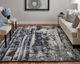 Feizy 8929F Coda Black/White 5'x8' Area Rug-5