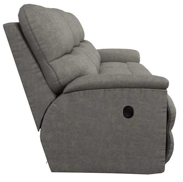 La-Z-Boy® Trouper Charcoal Manual Reclining Sofa-2