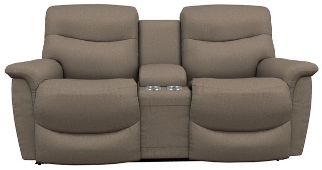 La-Z-Boy® James Marble Power Reclining Loveseat with Headrest and Console-1