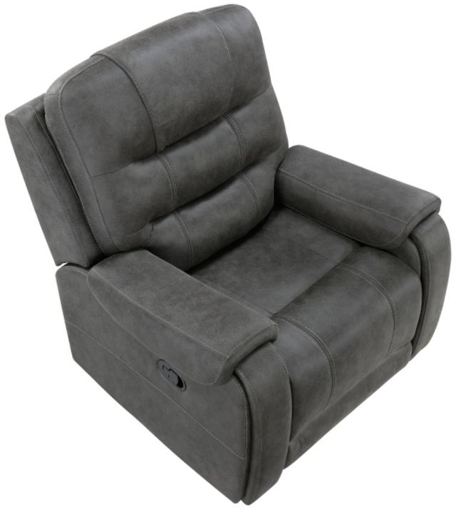 Homelegance® Oberon Dark Gray Manual Recliner-3