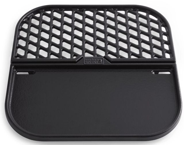 Weber® Slate Cast Iron Grill & Griddle-1
