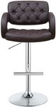 Coaster® Brandi Brown/Chrome Adjustable Stool-4