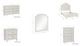 Powell® Naples 5-Piece Antique White Queen Panel Bedroom Set-2
