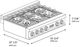 ZLINE 36" Stainless Steel Gas Rangetop-1