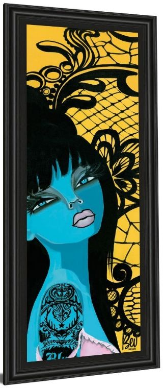Classy Living Bev Hogue Ink Chiffon I Wall Art-3