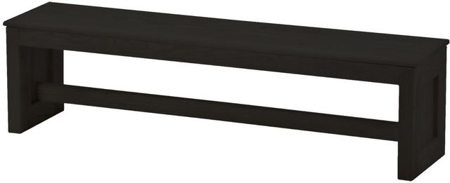 Crate Designs™ Furniture Espresso Wood Lacquer Top Bench-0
