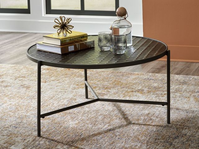 Signature Design by Ashley® Doraley Grayish Brown Coffee Table-3