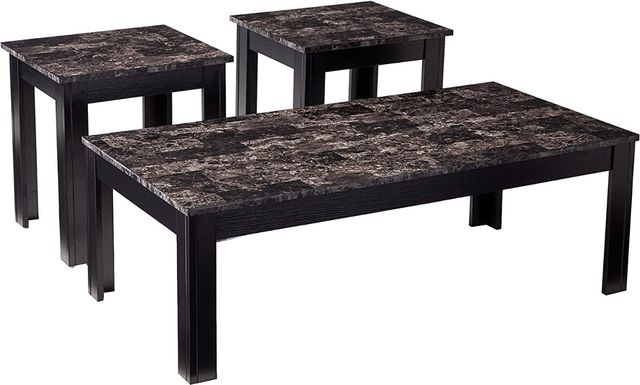 Coaster® 3-Piece Faux-Marble Top Occasional Table-0