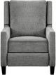 Mazin Furniture Banks II Gray Push-Back Reclining Chair-1