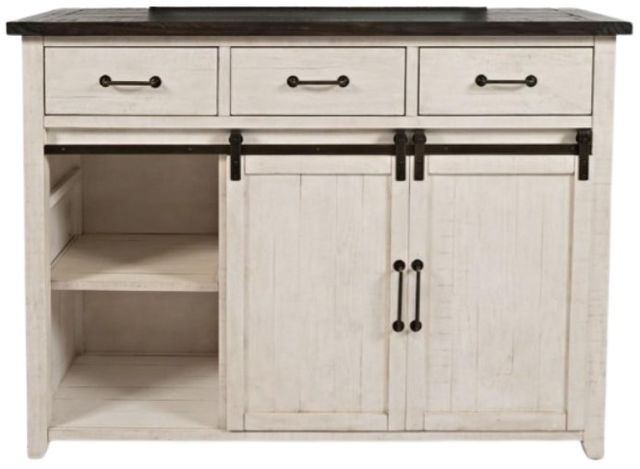 Jofran Inc. Madison County Vintage White Dresser-2