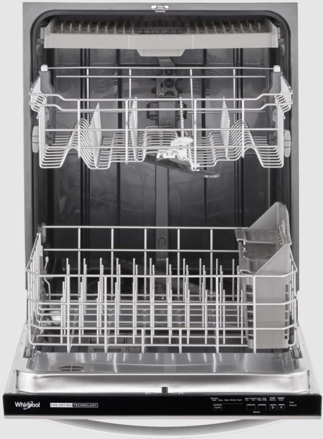 Whirlpool® 24"  FingerPrint Resistant Stainless Steel Built In Dishwasher-1