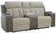 Signature Design by Ashley® WhipLash Sisal Power Reclining Loveseat with Console and Adjustable Headrest-0