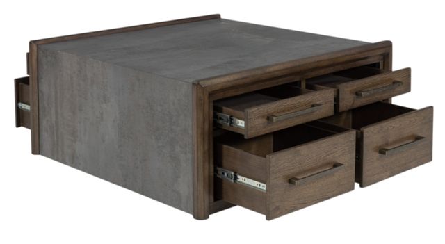Signature Design by Ashley® Kallenny Brown/Gray Square Cocktail Table-4