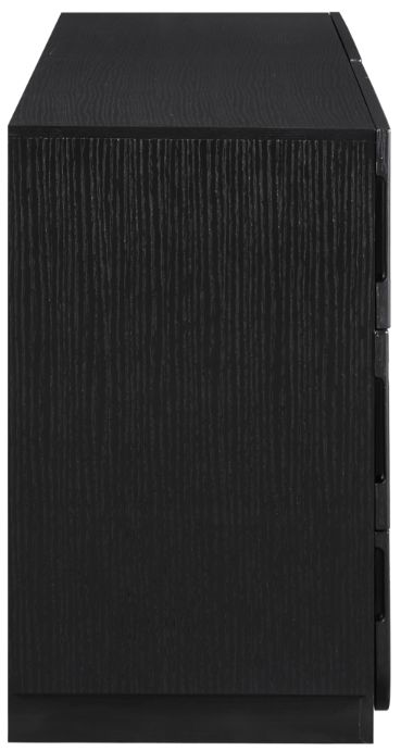 Meridian Furniture Scallop Black Dresser-2