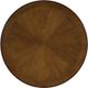 Powell® Hamilton Medium Cherry Gathering Table with Bronze/Matte Pewter Base-3