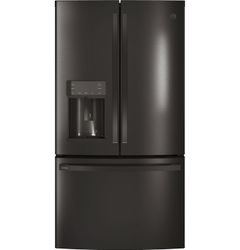 GE Profile™ 36 in. 27.8 Cu. Ft. Black Stainless Steel French Door Refrigerator