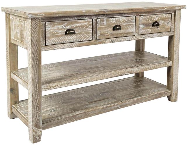 Jofran Inc. Artisan's Craft Washed Gray Console Table-0