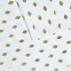 Olliix by Intelligent Design White/Gold Twin XL Metallic Dot Printed Sheet Set-1