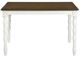 Elements International Vesta 5-Piece Brown/White Dining Set-4