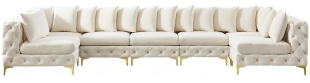 Meridian Furniture Tremblay 7-Piece Cream Modular Sectional-1