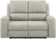 Coaster® Brickston Grey Power Reclining Loveseat with Power Headrest and Lumbar-1