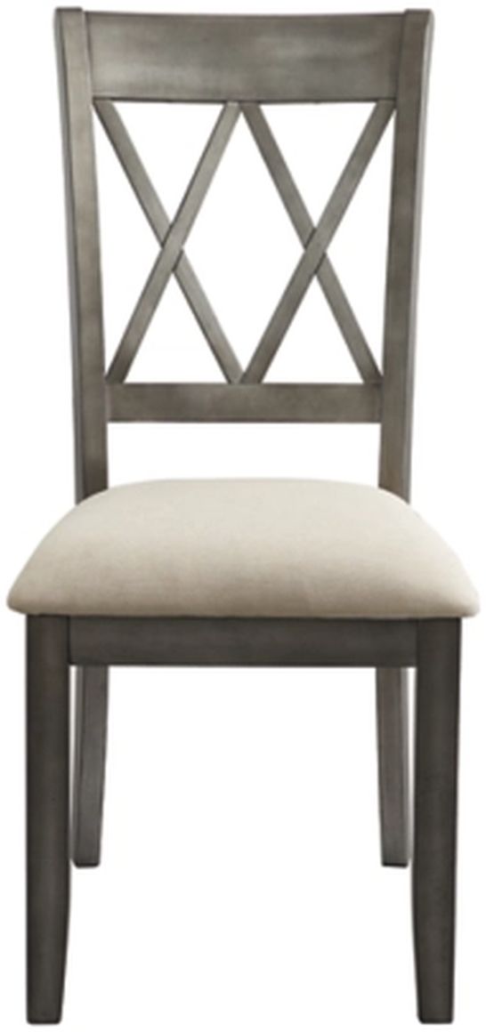 Signature Design by Ashley® Curranberry Metallic Gray Dining Side Chair-1