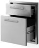 XO 20" Stainless Look Outdoor Double Drawer-1