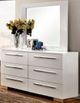 Furniture of America® Clementine 5-Piece Glossy White Queen Panel Bedroom Set-3