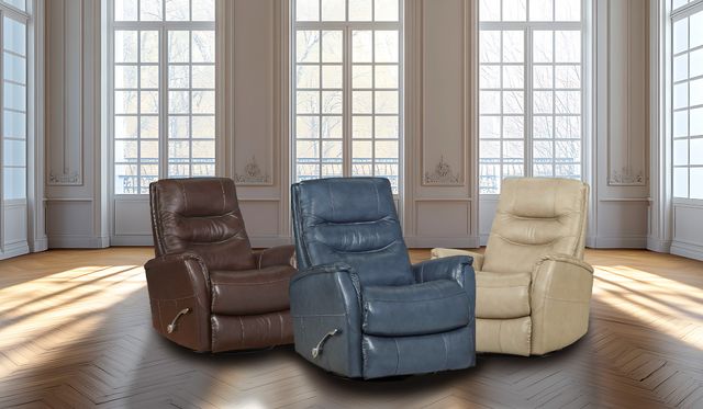 HomeStretch Revelation Walnut Manual Swivel Glider Recliner-1
