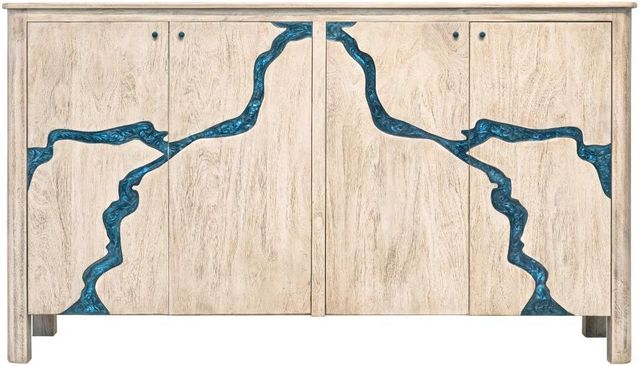 International Furniture Direct Halo White Console-2