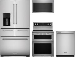 KitchenAid® 4 Piece Stainless Steel Kitchen Package