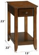 ACME Furniture Bertie Walnut Accent Table-4