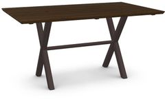Amisco Customizable Alex Solid Ash Plank Table