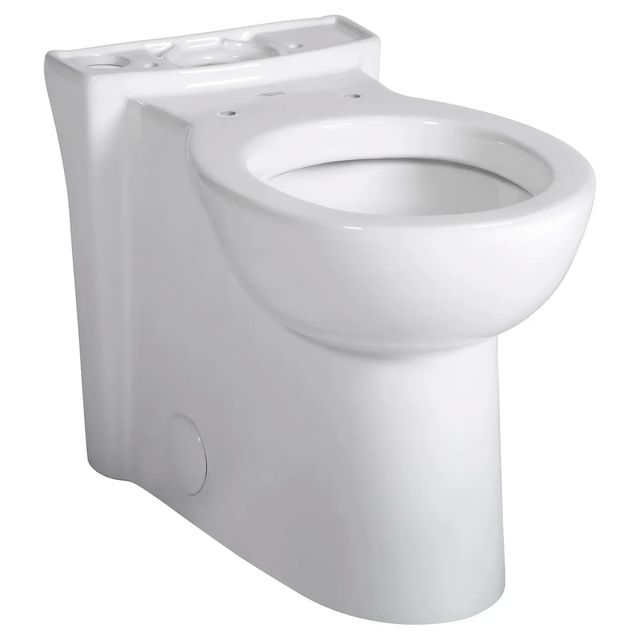 American Standard Studio® White Skirted Chair Height Round Front Bowl with Seat-2