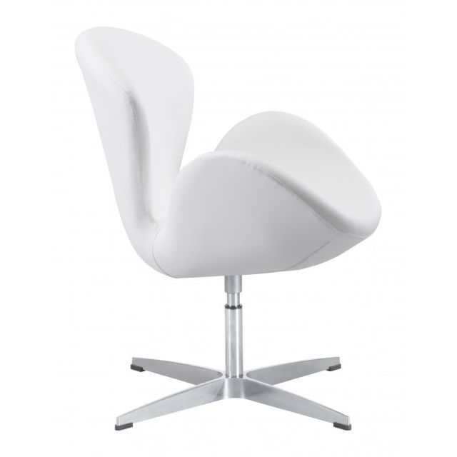 Zuo® Modern Pori White Occasional Chair-1