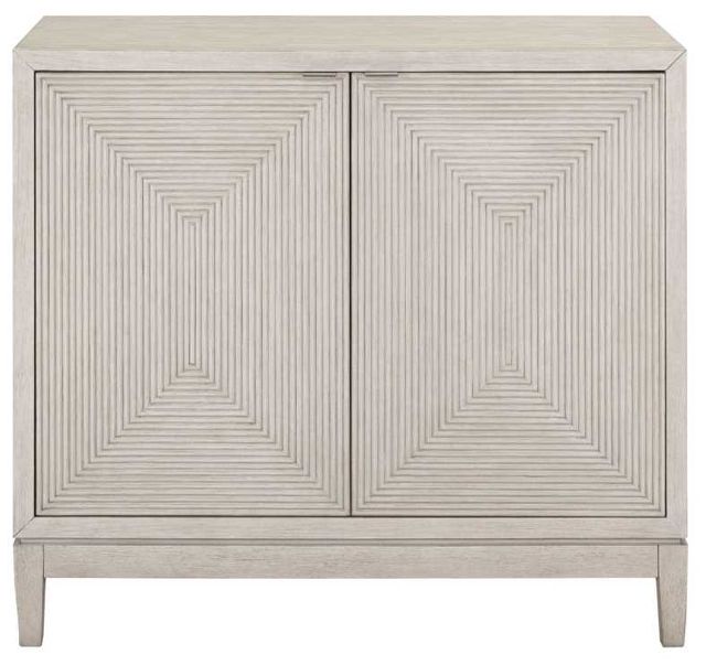 Liberty Furniture Kinsley Silver Champagne/Washed Taupe Accent Cabinet-2