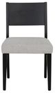 Powell® Cosgrove Black/Light Gray Upholstered Side Chair-3