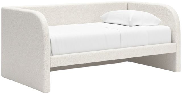 Signature Design by Ashley® Shapella White Youth Twin Upholstered Day Bed-1