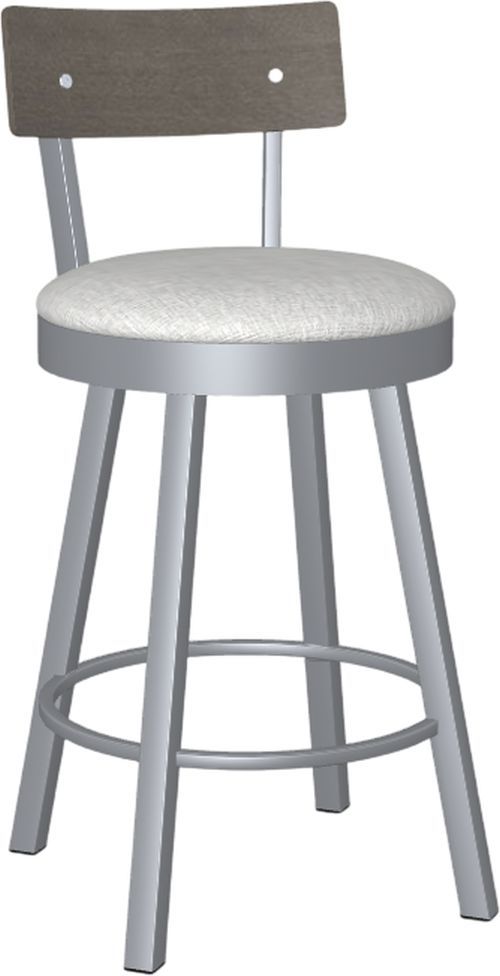 Amisco Customizable Lauren Swivel Counter Stool-0