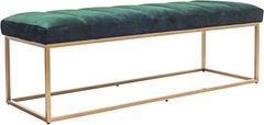 Banc de Moe's Home Collection Katie - Vert foncé