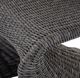Four Hands Portia Vintage Coal Woven Outdoor Dining Arm Chair-5