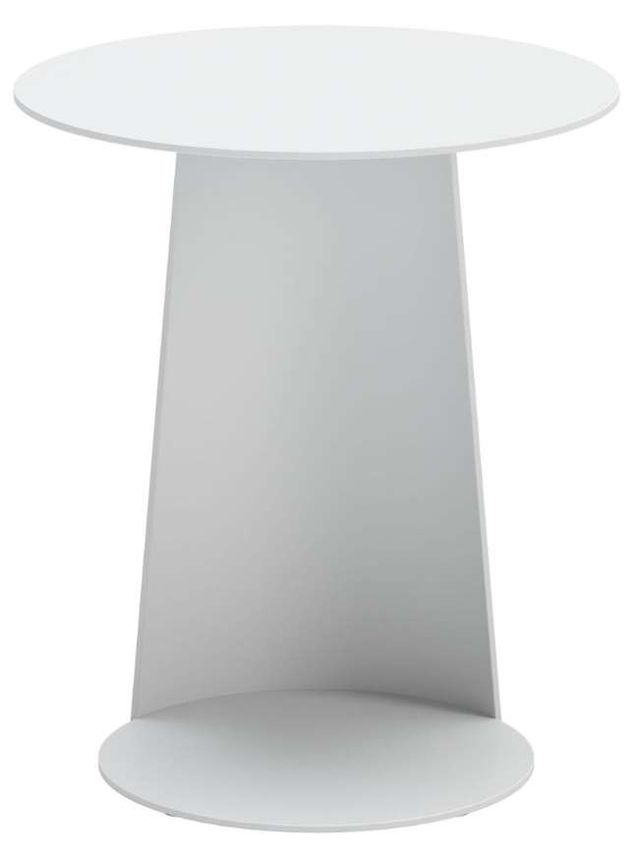 Zuo® Modern Sunny Isles White Aluminum Outdoor Side Table-1